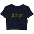 Music Artists AR Rahman Filmography Mash Custom Printed Graphic Design Crop Top T-Shirt for Women